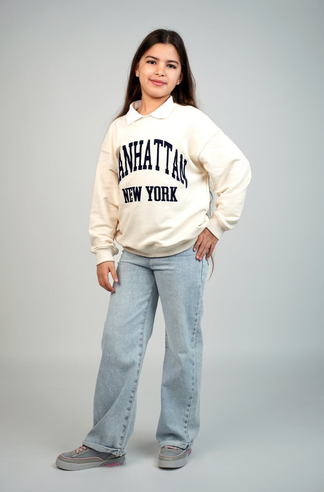 Sweat Manhattan New York – Style Urbain Chic Blanc