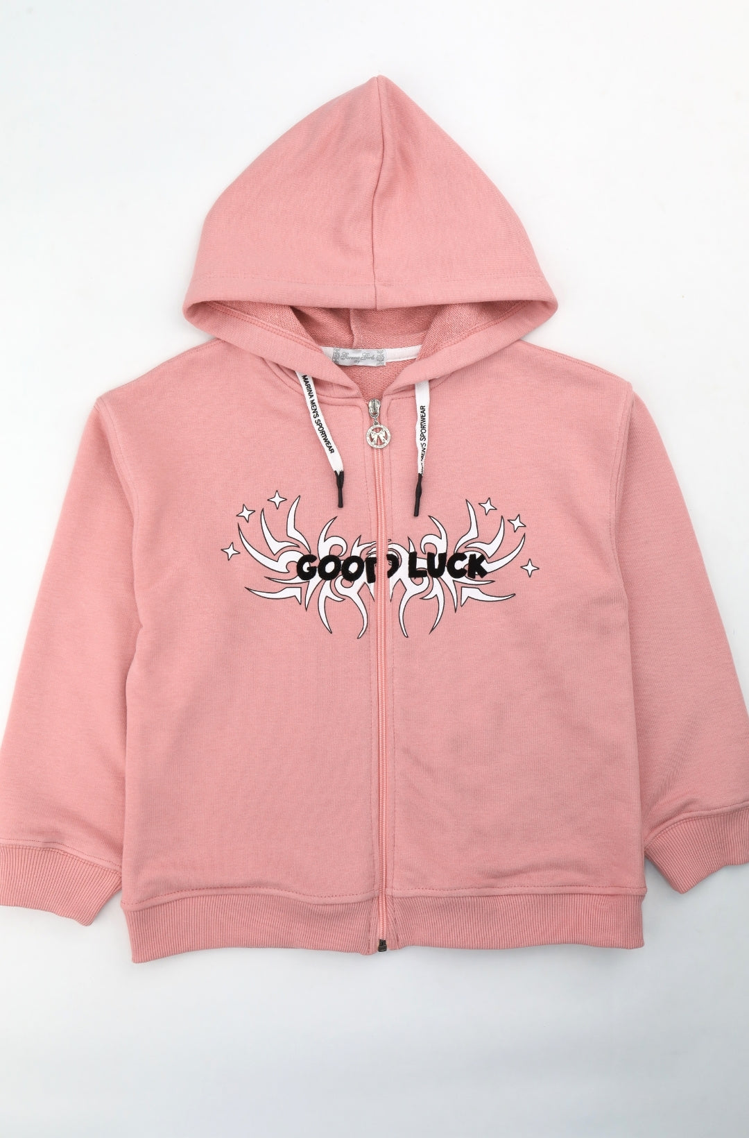 Sweat à Capuche Rose Good Luck Rose