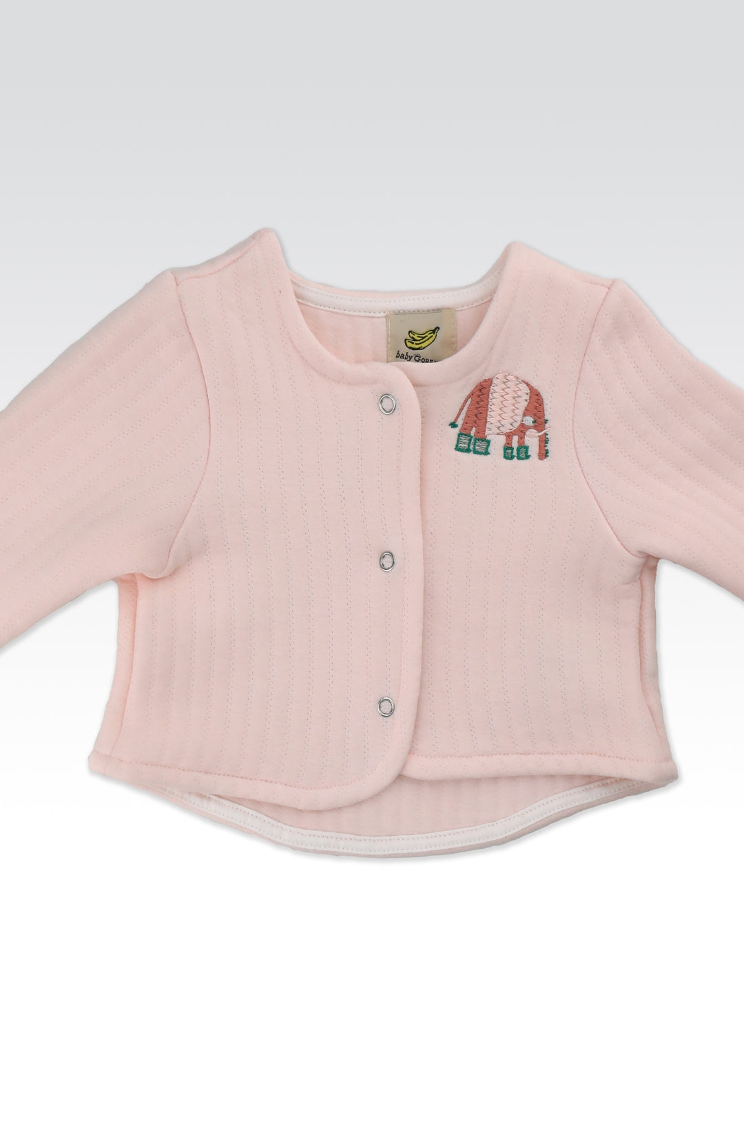 Ensemble 3 pièces Bébé “Douce Fantaisie” - Gilet et Pantalon Imprimé