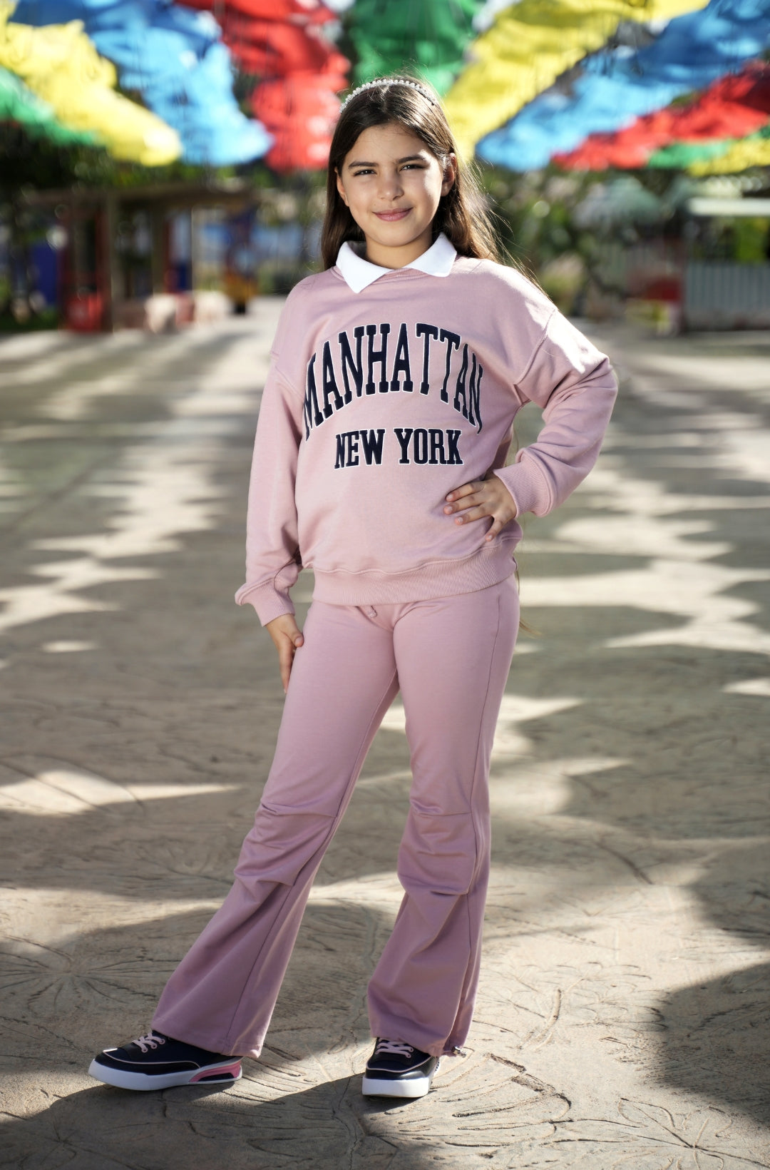 Sweat Manhattan New York – Style Urbain Chic Rose