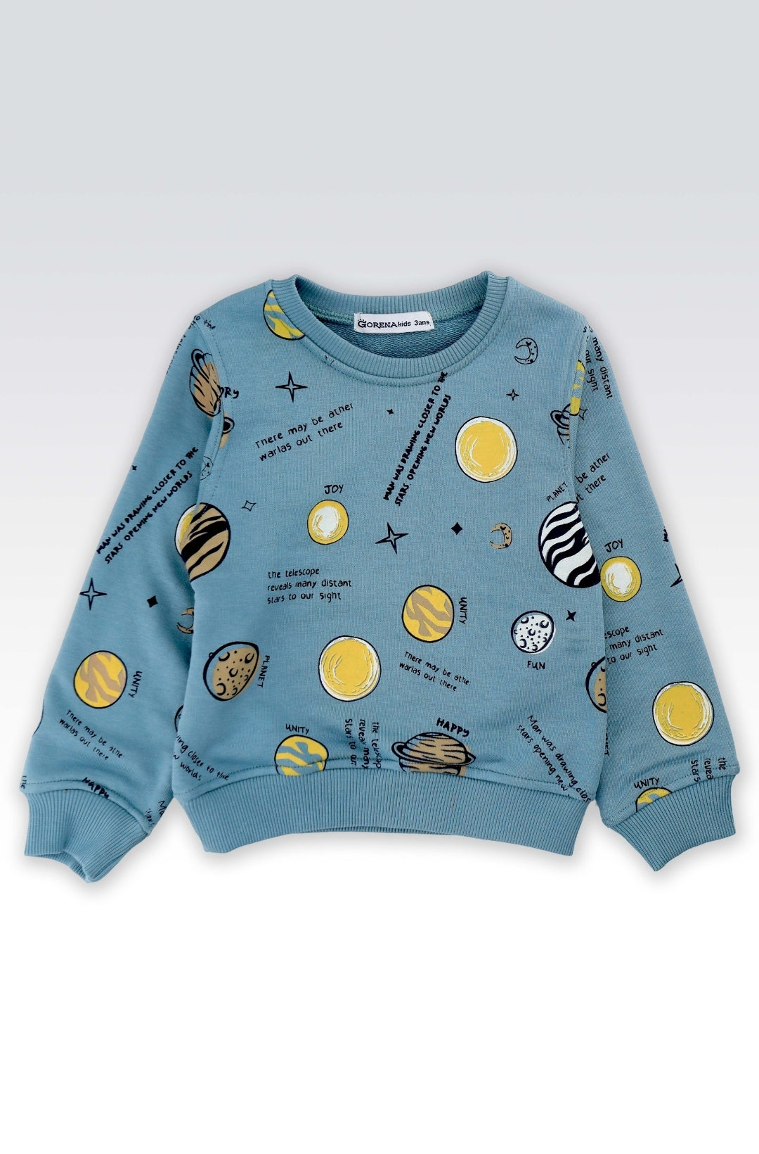 Sweatshirt Planètes “Exploration Galactique” pour Enfant