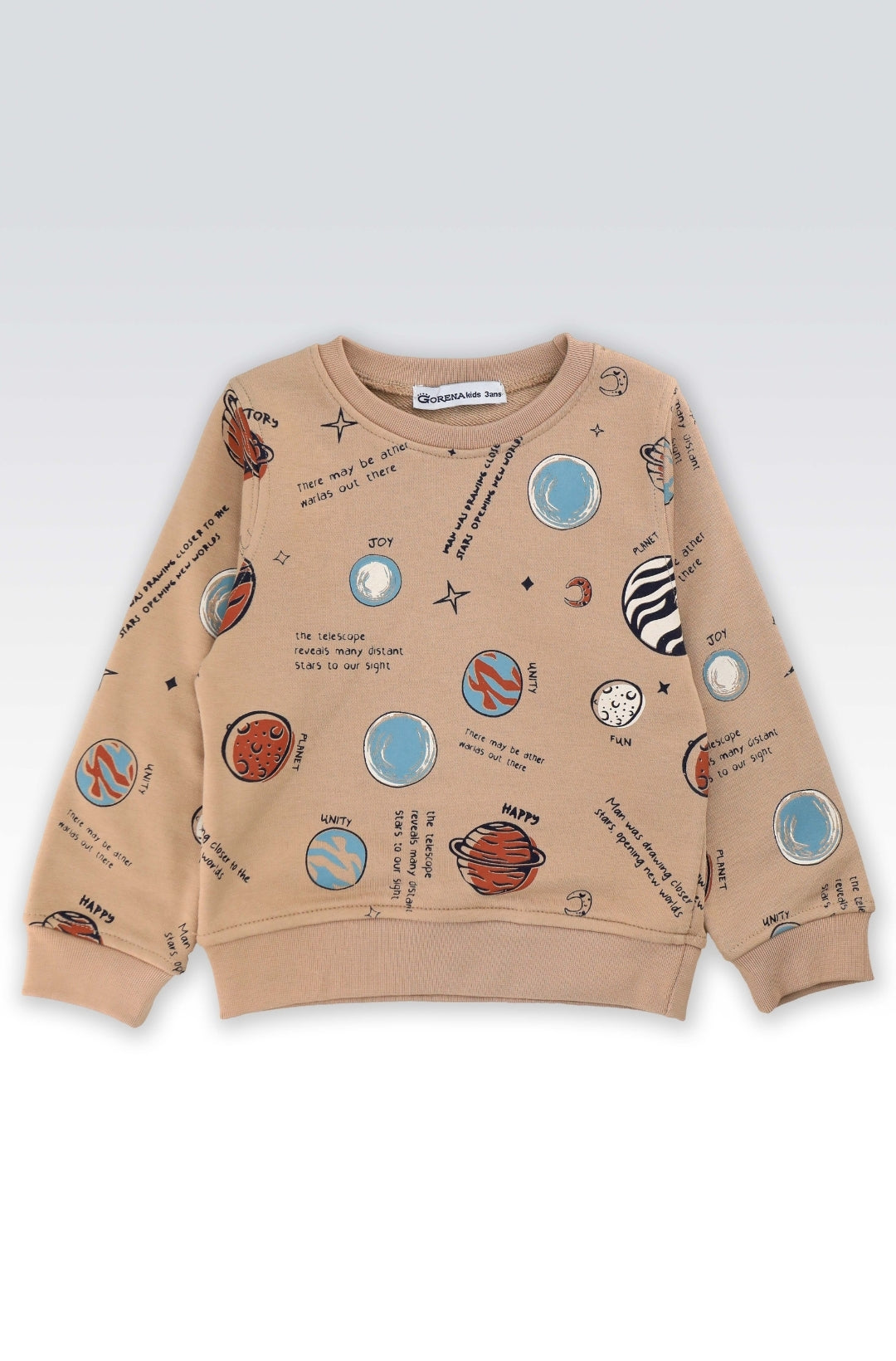 Sweatshirt Planètes “Univers Sableux” pour Enfant