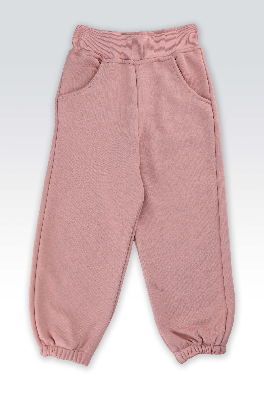 Ensemble 2 Pièces Sweat Beige et Pantalon Rose Enfant