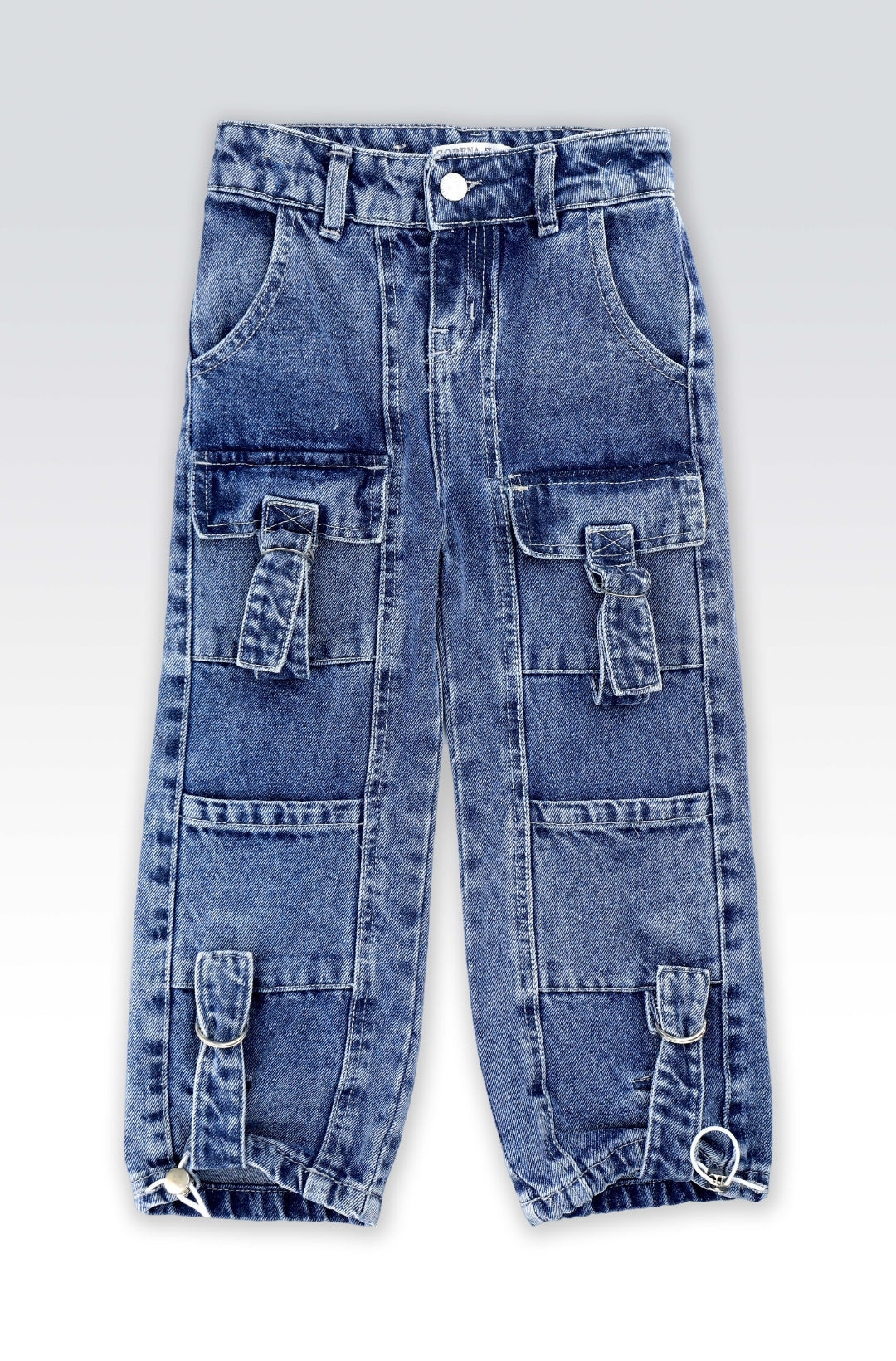 Jean Cargo Enfant Avec Poches Multiples