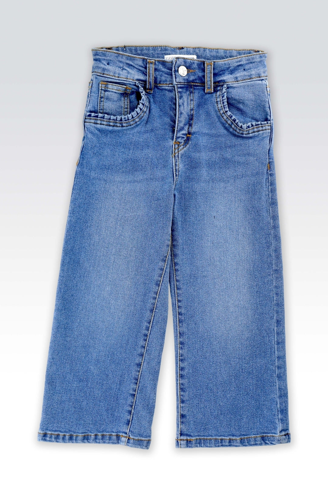 Jean Large Enfant en Denim Bleu